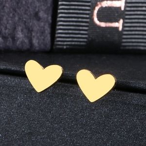 Pretty Heart Stud Earrings